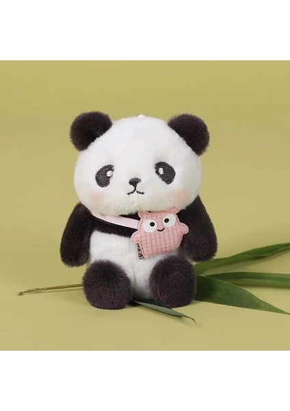 Sevimli Süper Sevimli Tombul Dev Panda Peluş Bebek Bebek Kolye Kadife Bebek Bebek Anahtarlık (Yurt Dışından)