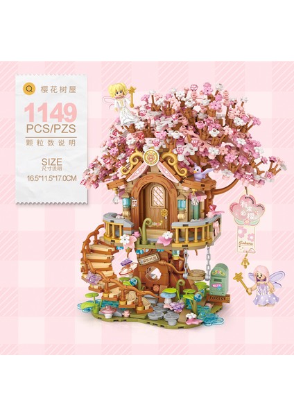 Mini Sokak Sahnesi Yapı Taşları Tam Set Yapboz Oyuncakları Panda Yapı Süsü (Yurt Dışından)