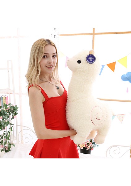 80CM Alpaka Peluş Oyuncak Bebek Yastık Hediye (Yurt Dışından)