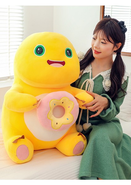45CM Sevimli Süt Ejderhası Peluş Oyuncak Bebek Yastık Hediye (Yurt Dışından)