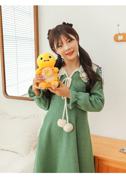25CM Sevimli Süt Ejderhası Peluş Oyuncak Bebek Yastık Hediye (Yurt Dışından)