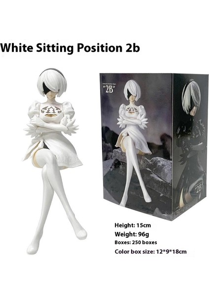 Yulha 2b Miss Beauty Tek Figür Anime Süsleri Jingpin (Yurt Dışından)