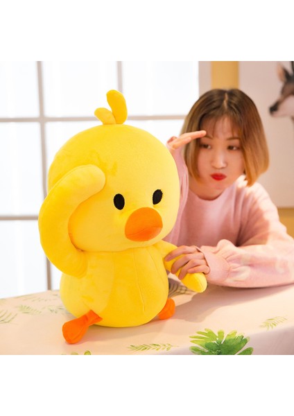 20CM Küçük Sarı Ördek Peluş Oyuncak Bebek Bebek Yastık Hediye (Yurt Dışından)