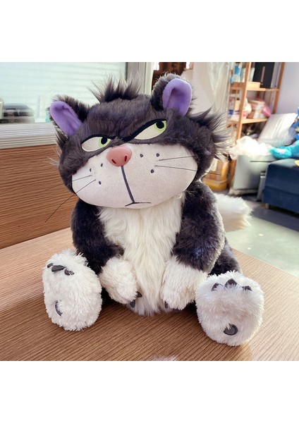 45CM Lucifer Kedi Peluş Oyuncak Bebek Yastık Hediye (Yurt Dışından)