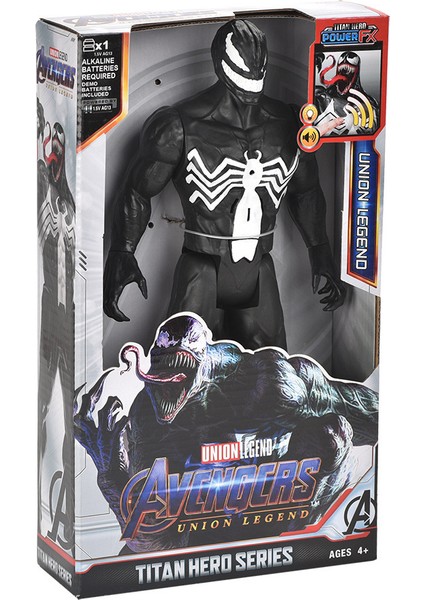 30CM Avengers Sesli ve Işıklı Aksiyon Figürü Ler Hareketli Takım Amerika Örümcek Adam Maket Oyuncaklar (Yurt Dışından)