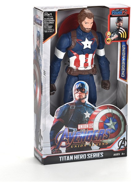 30CM Avengers Sesli ve Işıklı Aksiyon Figürü Ler Hareketli Takım Amerika Örümcek Adam Maket Oyuncaklar (Yurt Dışından)