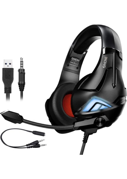 Xmowi R2 Gaming Mikrofonlu Rgb Oyuncu Kulaklılığı Gurultu Engelleyici Kulaklik-( - BLS9715-6864