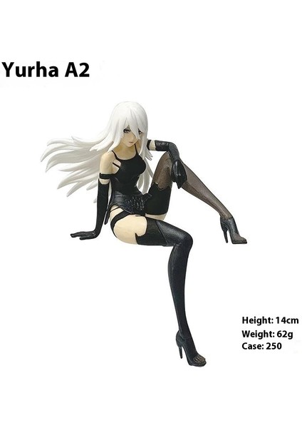 Yulha 2b Miss Beauty Tek Figür Anime Süsleri Jingpin (Yurt Dışından)