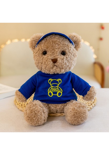 Golf Ayı Sweatshirt Teddy Ayı Bebek Rahat Bebek Peluş OYUNCAK-23CM (Yurt Dışından)