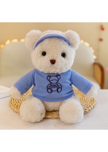 23CM Golf Ayısı Sweatshirt Oyuncak Ayı Bebek Yatıştırıcı Bebek Peluş Oyuncak Hediye (Yurt Dışından)