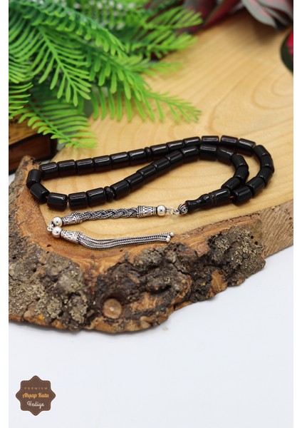 Koyu Kırmızı Renk Hareli Kapsül Kesim Gümüş Püsküllü Çubuk Tesbih 201024360 modelleri