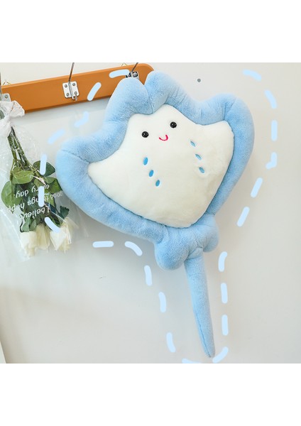 75CM Sevimli Işın Şeytan Balığı Peluş Oyuncak Bebek Bebek Yastık Hediye (Yurt Dışından)
