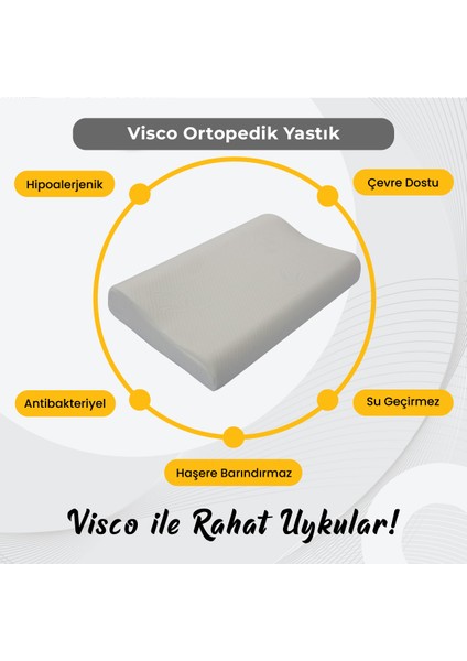 Visco Yastık 1000GR 40X60X11CM indirimleri