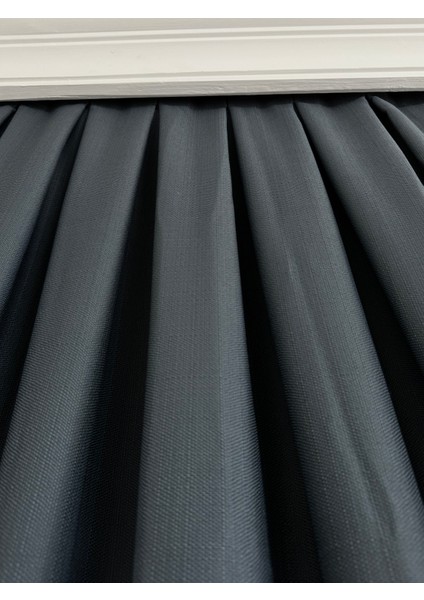 Indigo Keten Fon Perde Sık Pile fiyatları