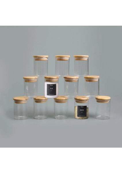 Eraldo 12'li Baharatlık - Açık Kahverengi / Şeffaf - 200 ml