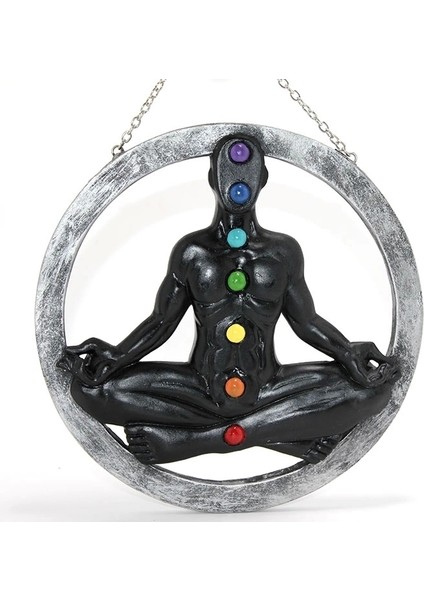 Polyester Duvara Asmalı 7 Chakra Pano ALK2347