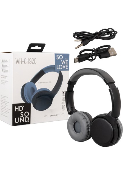 Kablosuz Bluetooth Kulaküstü Tasarım Kulaklık WH-CH920 (4767) - BLS2035-6135