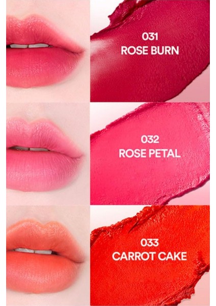 Powder Cream Lip Balm 031 Rose Burn 19GR - Mat & Pudra Bitişli Vegan Lip Balm modelleri