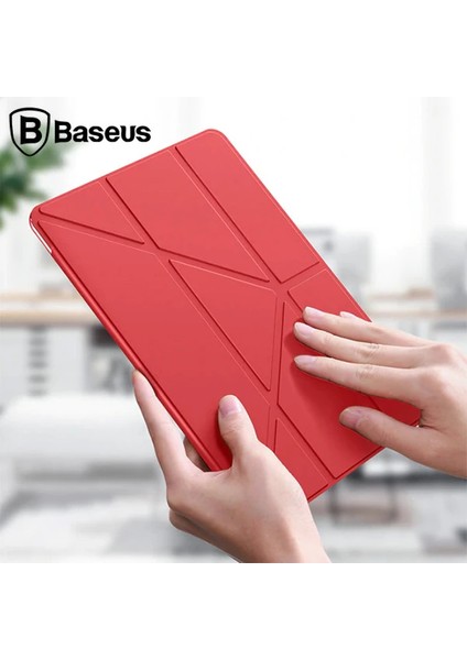 Baseus Y-Type Akıllı Deri Kılıf Ipad 7 Nesil 10.2inch Tablet KILIF-(5775) - BLS5629-6623
