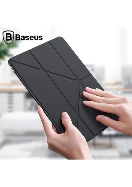 Baseus Y-Type Akıllı Deri Kılıf Ipad 7 Nesil 10.2inch Tablet KILIF-(5775) - BLS5629-6623