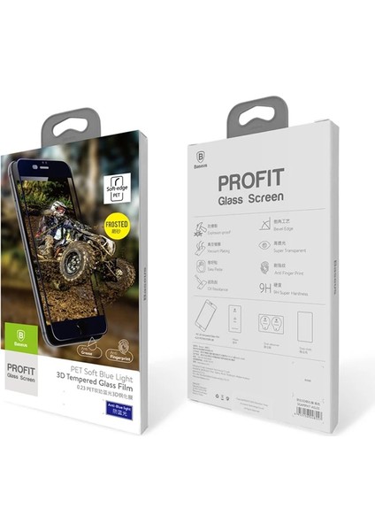 Baseus Iphone 6/ 6s 3D Full Kaplama Kırılmaz Cam Ekran KORUYUCU-(5775) - BLS6289-2436