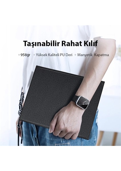 Dux Ducis iPad Pro 12.9 (2020/2021/2022) Tk Series Kablosuz Bluetooth Klavye Touchpa - BLS4257-1116