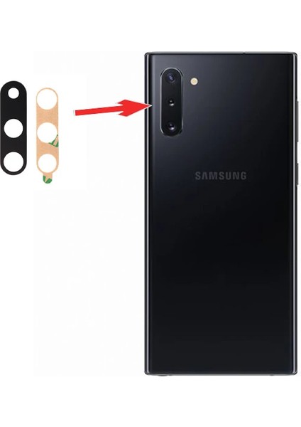 Sm Galaxy Note 10 Için Kamera Lens KAPAK-(5775) - BLS5377-6904