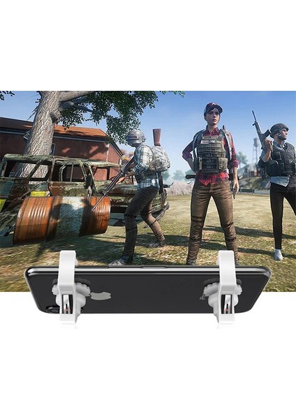 One Pair Profesyonel Joystick Pubg Oyun Ateşleyici Aparat 2 ADET-(5775) - BLS4015-1296