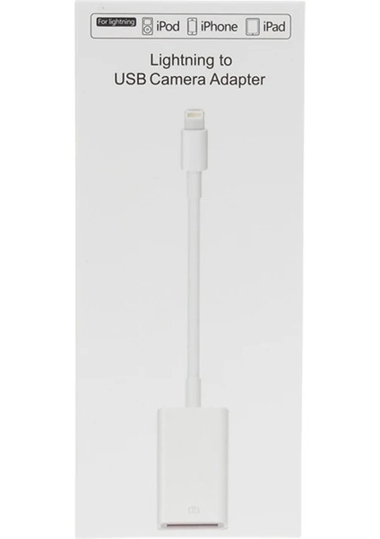 Ally NK102 Iphoneipadipod Lightning To USB Kamera ADAPTÖRÜ-(5775) - BLS6516-6206