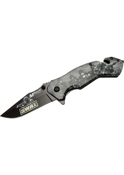 4 23 6 Swat Kurtarma / Kamp Çakı 20CM - Yarı Otomatik Kemerlikli Cam Kırma ve I - BLS1860-3142