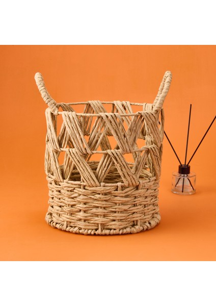 Granny Summer Çok Amaçlı Dekoratif Sepet - Bej - 25X25 cm fiyatları