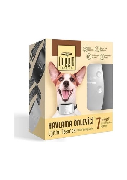 Ses Önleyici Eğitim Tasması Beyaz