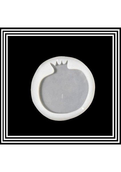 Nar Bardak Altı Kalıbı - Hobi Silikon Kalıbı - Kod: SN1234