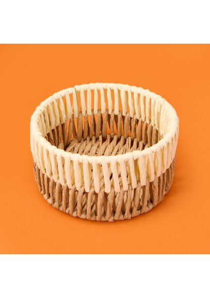 Palm Breeze Dekoratif Sepet - Bej / Kahvarengi - 20x10 cm fırsatları