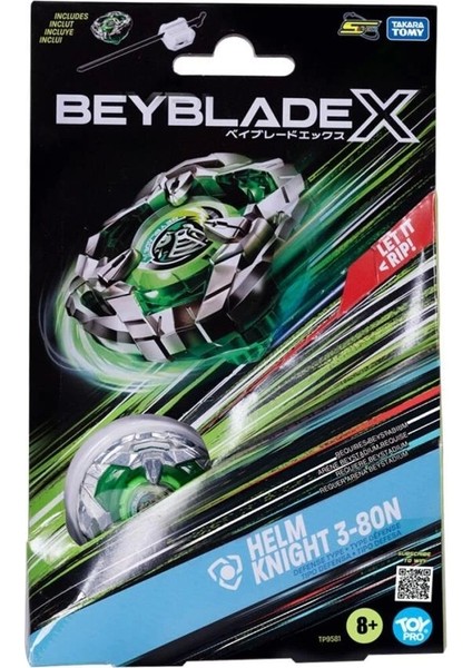 Nessiworld BEY09000 Beyblade 1li Set Helm Knight 3-80N