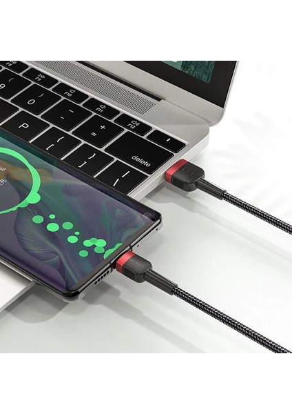 Kuulaa Mikro USB 3A Hızlı Şarj 0.50CM Kısa Android USB Şarj KABLOSU-(5775) - BLS2675-1856