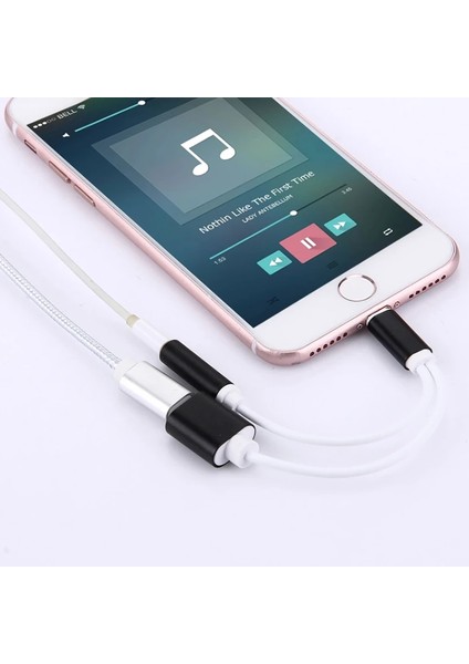 iPhone 14-13-12-11 3.5mm Kulaklık ve Şarj DÖNÜŞTÜRÜCÜ-(5775) - BLS2347-2578