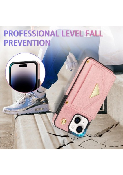 IPhone 13 Akordeon Kart Cüzdan Kılıf Crossbody Kayış Pu ile Uyumlu (Yurt Dışından) indirimleri