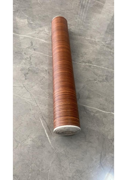 45CM x 10 Metre 1 Rulo Folyo Yapışkanlı Kestane Ahşap Görünümlü Mutfak Duvar Kaplama Folyosu Kağıdı fırsatları