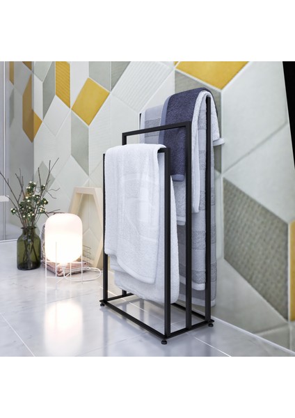 Manolya Petek Altı Metal Üçlü Havlu Askısı fırsatları