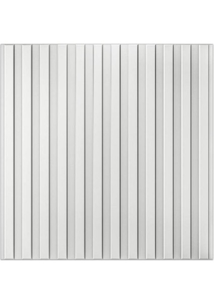1m² (50cmx50cm 4 Adet) Beyaz 3D ABS PVC Malzeme Dayanıklı Duvar Paneli Silinebilir Lambiri Panel fırsatları