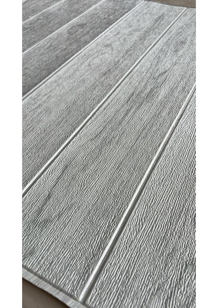 70CMX35CM 1 Adet Kendinden Yapışkanlı Gri Ahşap Desen Sünger Duvar Kağıdı Paneli NW38 fiyatları