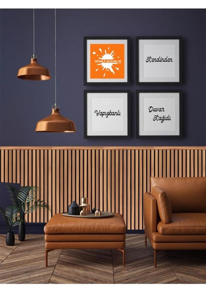 70CMX100CM 1 Adet Rustik Model Ahşap Yapışkanlı Vinil Duvar Kağıdı Çıta Lambiri Panel Desenli