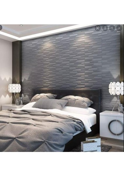 Tek parça 70x500 cm 1 adet gri piramit opak model yapışkanlı ev ofis salon duvar paneli kağıdı nw65