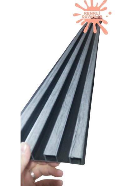17X145CM 1 Adet Atc Uzay Gri Model Pvc Lambiri Prefabrik Ofis Dekoratif Pvc Lambiri Duvar Paneli fiyatları