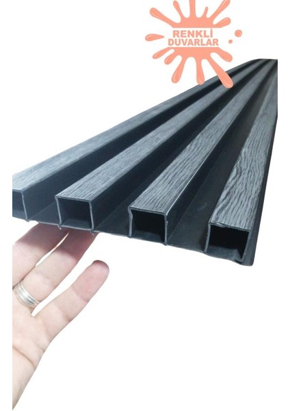 17X145CM 1 Adet Atc Uzay Gri Model Pvc Lambiri Prefabrik Ofis Dekoratif Pvc Lambiri Duvar Paneli modelleri