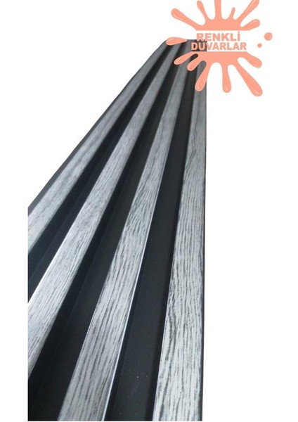 17X145CM 1 Adet Atc Uzay Gri Model Pvc Lambiri Prefabrik Ofis Dekoratif Pvc Lambiri Duvar Paneli indirimleri