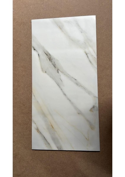 BS1764 Kendinden Yapışkanlı 1ADET 30X60CM Mermer Desenli Esnek Karavan Banyo Wc Duvar Kaplama Paneli fırsatları