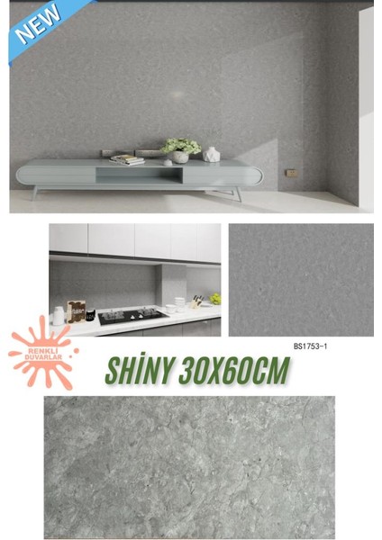 BS1753 Kendinden Yapışkanlı 1ADET 30X60CM Mermer Desenli Esnek Karavan Banyo Wc Duvar Kaplama Paneli modelleri