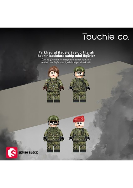 Leopard 2A7+ Ana Muharebe Tankı 898 Parça Yapı Blokları